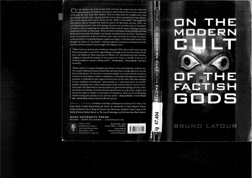 On the Modern Cult of the Factish Gods