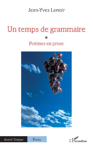 Un temps de grammaire: Poèmes en prose