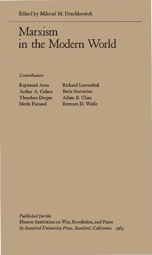 Marxism in Modern World