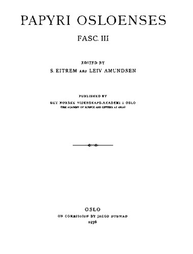 Papyri Osloenses