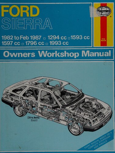 Haynes Ford Sierra 1982 to 1987 Owners Workshop Manual