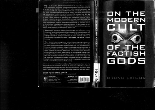 On the Modern Cult of the Factish Gods