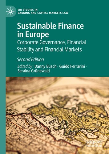 Sustainable Finance in Europe: Corporate Governance, Financial Stability and Financial Markets (EBI Studies in Banking and Capital Markets Law)