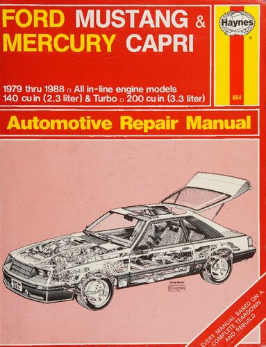 Haynes Ford Mustang & Mercury Capri 1979 thru 1988 Automotive Repair Manual