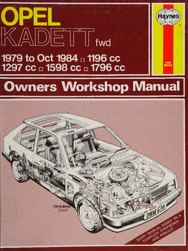 Haynes Opel Kadett 1979 to 1984 Owners Workshop Manual