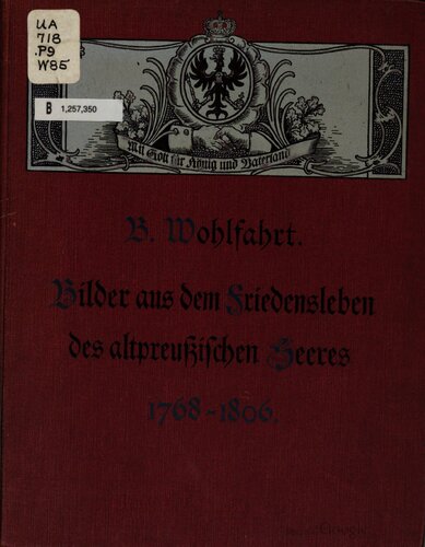 Bilder aus dem Friedensleben des altpreußischen Heeres