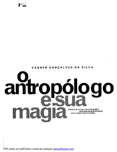 O Antropólogo e sua Magia