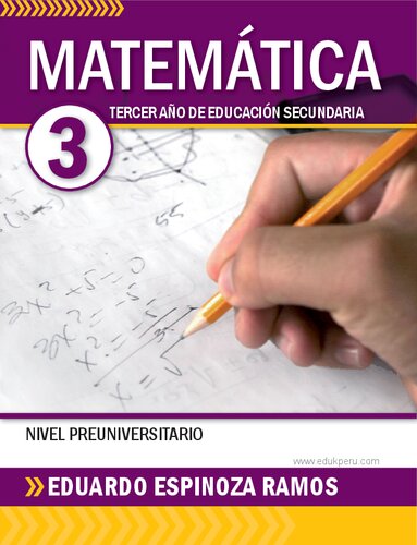Matemática 3: Para estudiantes de nivel secundario (Spanish Edition)