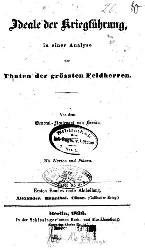 Alexander. Hannibal. Cäsar. (Gallischer Krieg
