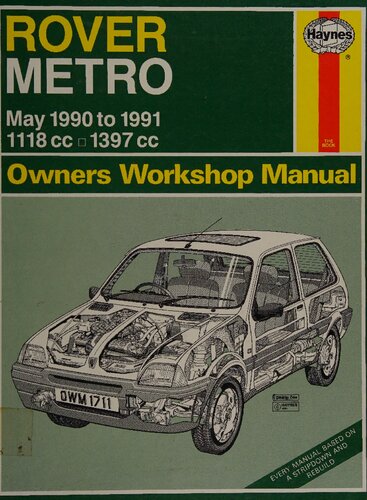 Haynes Rover Metro 1990 to 1991 Owners Workshop Manual
