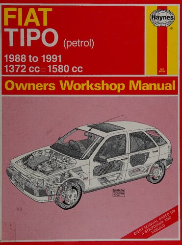 Haynes Rover Fiat Tipo 1988 to 1991 Owners Workshop Manual