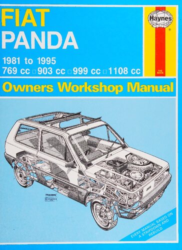 Haynes Fiat Panda 1981 to 1985 Owners Workshop Manual
