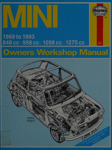 Haynes Mini 1969 to 1993 Owners Workshop Manual