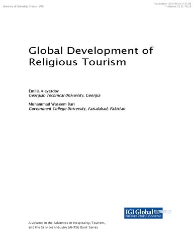 Global Development of Religious Tourism