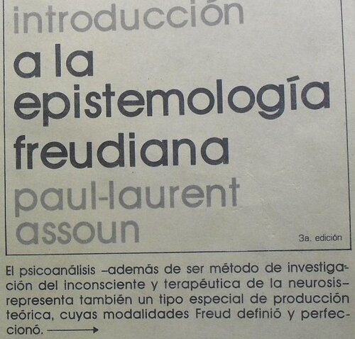 Introducción a la Epistemología Freudiana