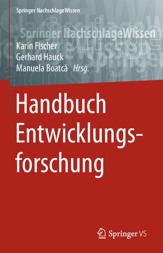 Handbuch Entwicklungsforschung