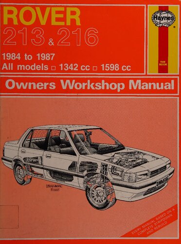 Haynes Rover 213 & 216 1984 to 1987 Owners Workshop Manual