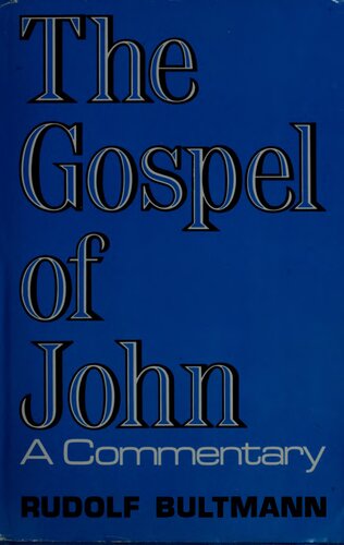 Gospel of St.John: A Commentary