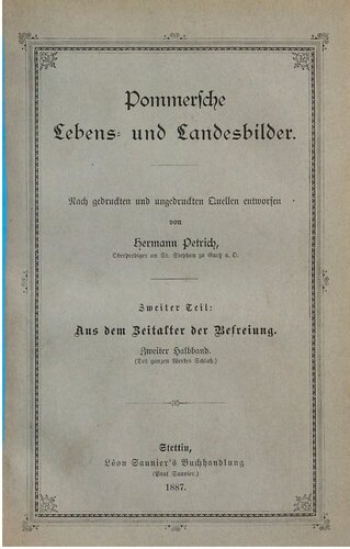 Aus den Befreiungskriegen