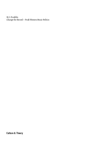 Change the Record - Punk Women Music Politics