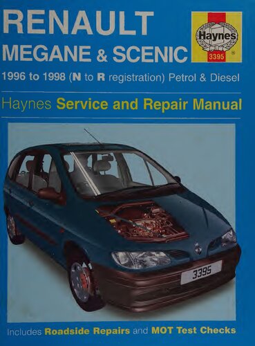 Haynes Renault Megane & Scenic 1996 to 1998 Service and Repair Manual