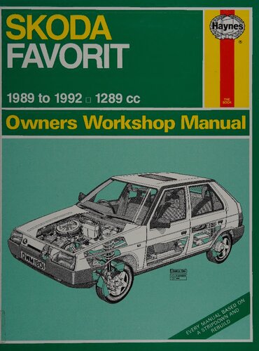 Haynes Skoda Favorit 1989 to 1992 Owners Workshop Manual