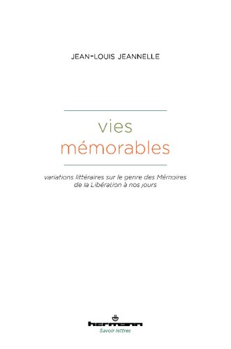 Vies mémorables (French Edition)