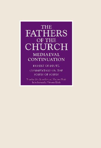 Commentary on the Songs of Songs