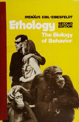 Ethology, the biology of behavior