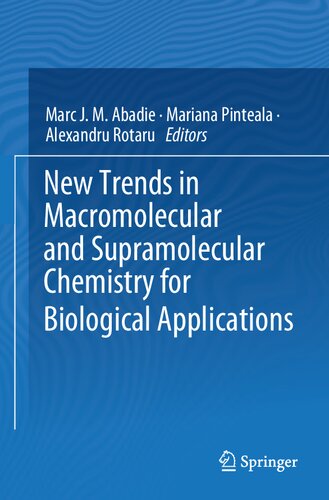New Trends in Macromolecular and Supramolecular Chemistry for Biological Applications