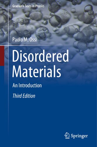 Disordered Materials: An Introduction (Graduate Texts in Physics)