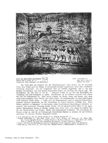 Atlas zur altagyptischen kulturgeschichte. (1923-1935).