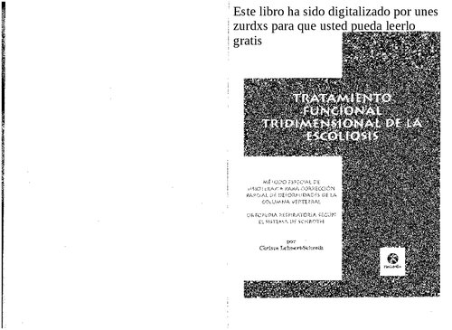 Tratamiento funcional tridimensional de la escoliosis