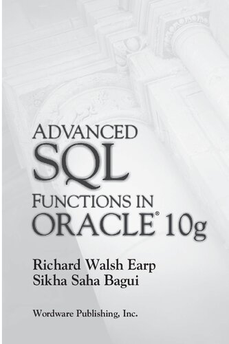 Advanced SQL Functions in Oracle 10g