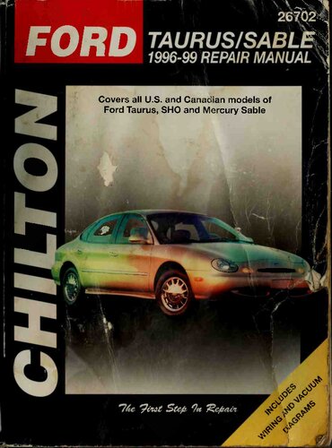 Chilton's Ford Taurus/Sable 1996-99 Repair Manual