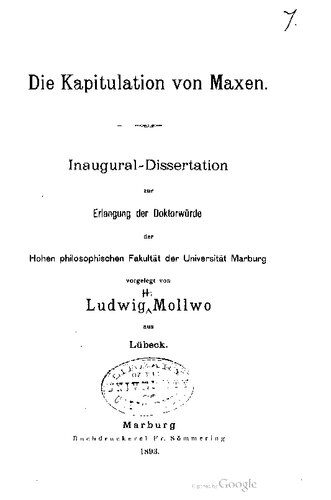 Die Kapitulation von Maxen