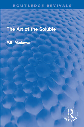 The Art of the Soluble