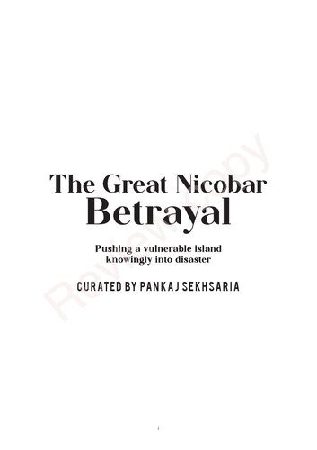 The Great Nicobar Betrayal