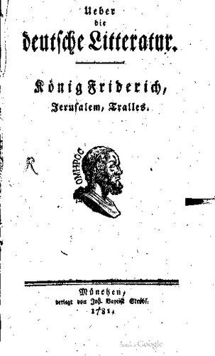 Über die deutsche Literatur