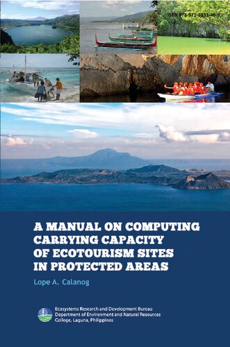 A Manual on Computing Carrying Capacity of Ecotourism Sites in Protected Areas