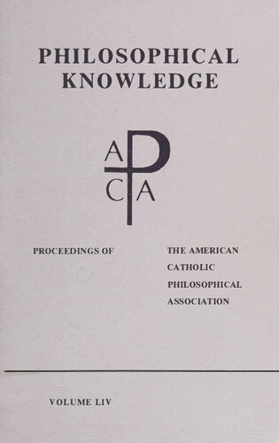 Philosophical Knowledge