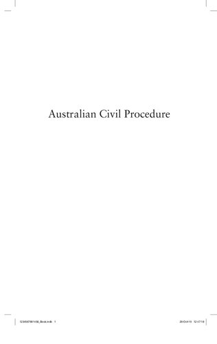 Australian Civil Procedure