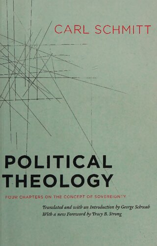 Political theology: four chapters on the concept of sovereignty