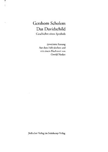 Das Davidschild: Geschichte eines Symbols
