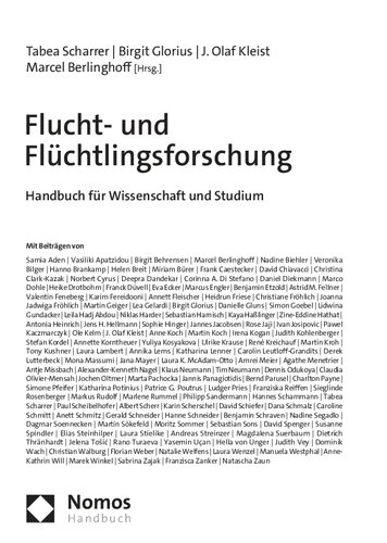 Flucht- und Flüchtlingsforschung: Handbuch für Wissenschaft und Studium