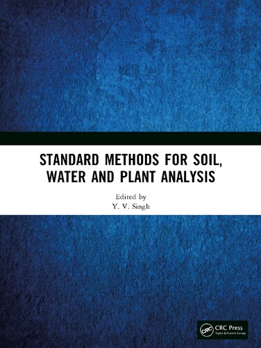 Standard Methods for Soil, Water and Plant Analysis