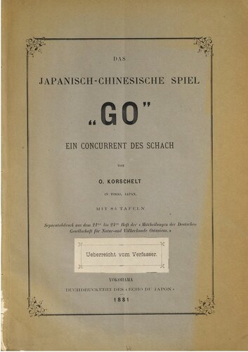 Das japanische-chinesische Spiel 