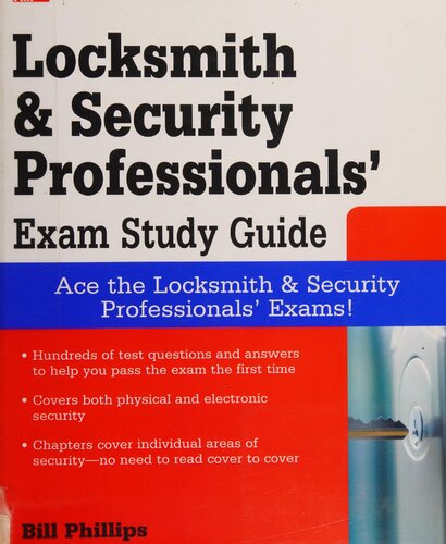 Locksmith and Security Professionals' Exam Study Guide: Ace the Locksmith & Security Professionals' Exam!