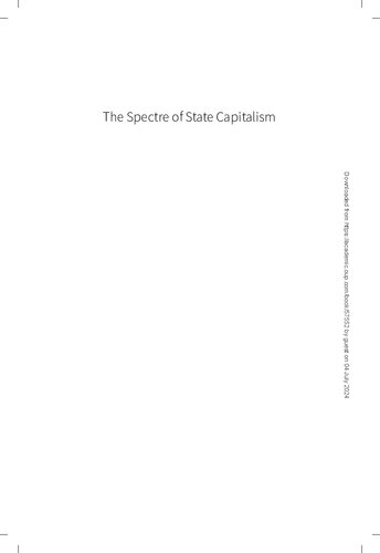 The Spectre of State Capitalism