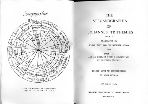 Steganographia of Johannes Trithemius